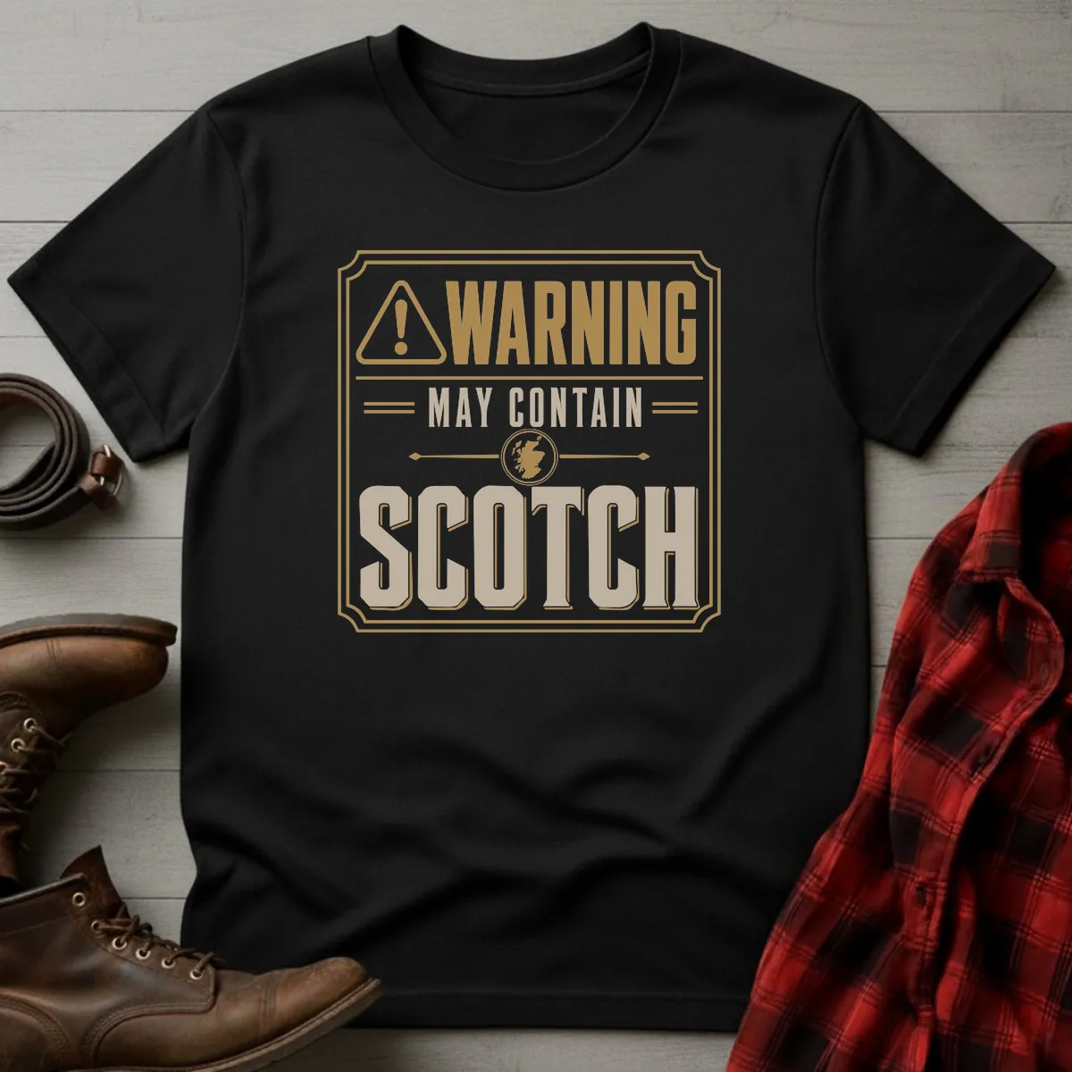 Warning May Contain Scotch Whisky T-Shirt