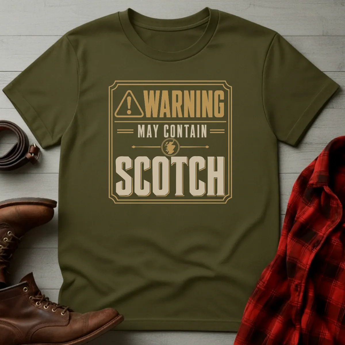 Warning May Contain Scotch Whisky T-Shirt