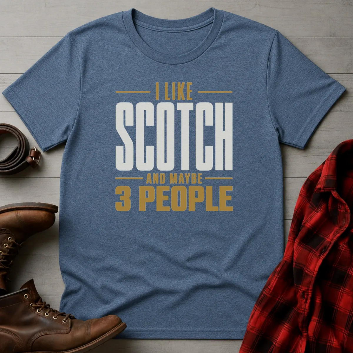I Like Scotch and Maybe 3 People Whisky T-Shirt