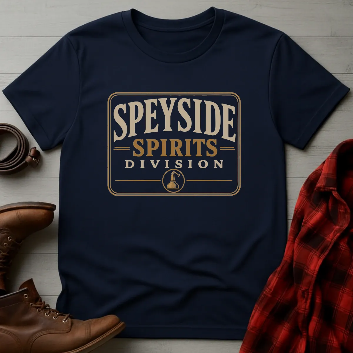Speyside Spirits Division Scotch Whisky T-Shirt