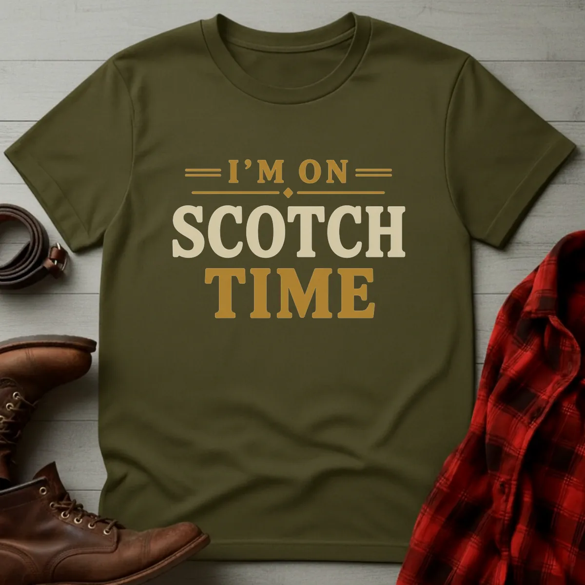 I'm on Scotch Time Whisky T-Shirt