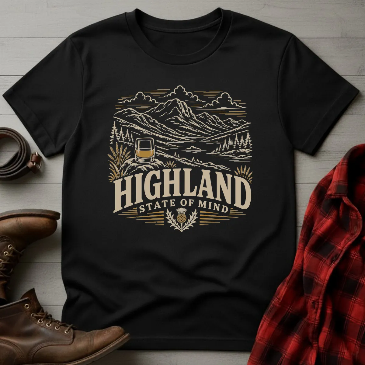 Highland State of Mind Scotch Whisky T-Shirt