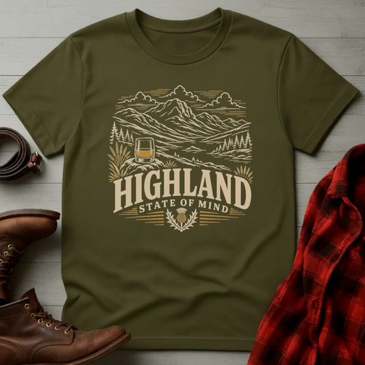 Highland State of Mind Scotch Whisky T-Shirt